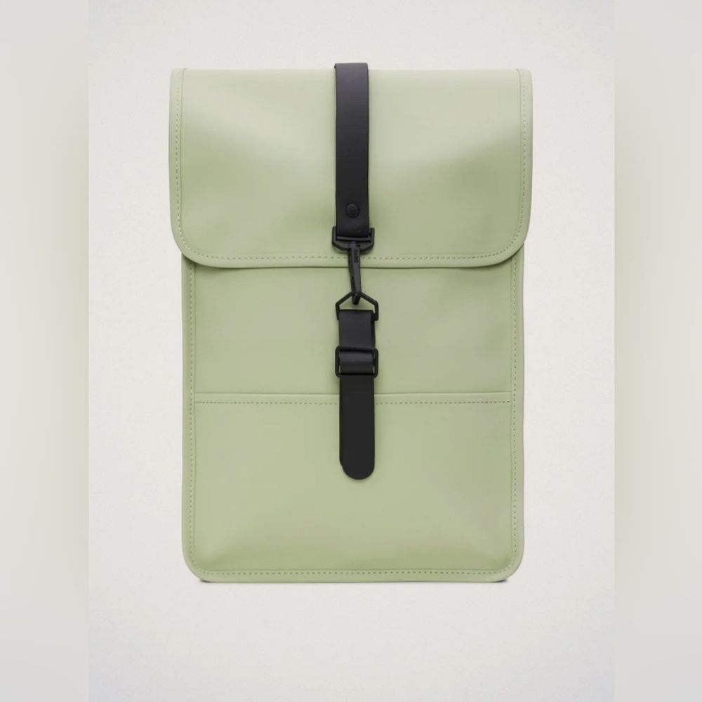 Rains Backpack Mini - New in Bag - Mineral (Mint) and black colorway